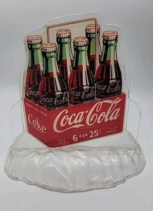 COCA COLA Napkin Straw Holder Vintage Barware Soda Fountain Accessory 1995 - Picture 1 of 6