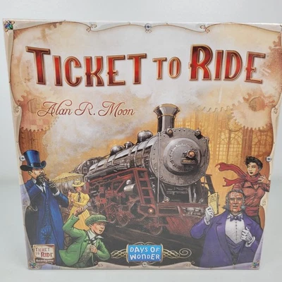 Ticket To Ride Board Game Alan R. Moon - Days Of Wonder USA New Sealed  - Image 1 of 3