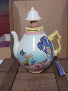 Disney Dormouse Alice im Wunderland Teekanne Deko Mad Hatter Tea Party Neu - Bild 1 von 17