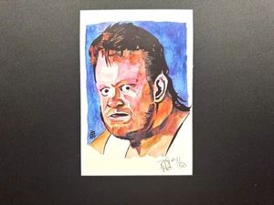 Mean Mark Callous UNDERTAKER Art Print Rob Schamberger WWE 4x6 Select Series /50 - Picture 1 of 7