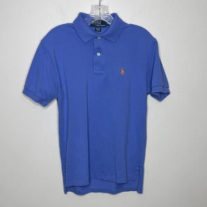 Polo by Ralph Lauren Men's Size Small Classic Blue Short Sleeve Polo Shirt - Picture 1 of 6