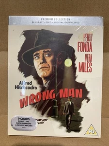 The Wrong Man BLU RAY+DVD Alfred Hitchcock Premium Collection - Picture 1 of 3