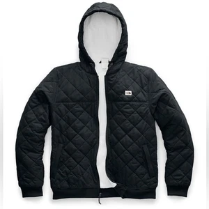 The North Face Mens Cuchillo Insulated Full Zip Hoodie 2.0 Jacket Black S Sherpa - Picture 1 of 8