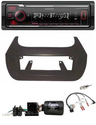 Kenwood Lenkrad Bluetooth USB DAB Autoradio für Citroen Nemo Fiat Fiorino Peugeo - Bild 1 von 4