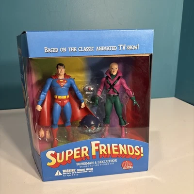 DC Direct - DC Super Friends - Superman & Lex Luthor - Deluxe 2003 - Image 1 of 4