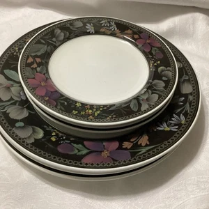 MIKASA HERITAGE Serene Garden Speiseteller Blumen 6 Stück - Bild 1 von 8