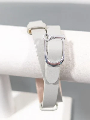 Держите коллективный двойной надежном серый розовое золото тон кожаный браслет двусторонний - Изображение 1 из 4