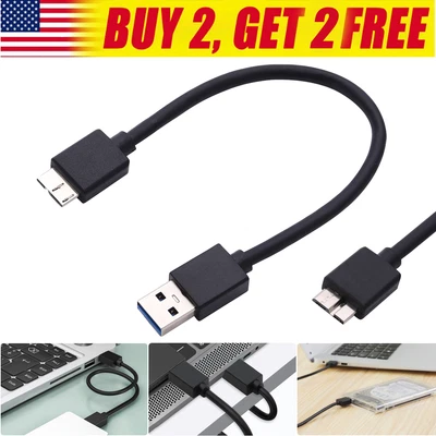 Cavo USB 3.0 per Seagate Backup Plus Slim Portatile Hard Disk Esterno HDD - Immagine 1 di 4