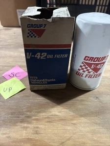NOS Group 7 V-42 Oil Filter Datsun/Toyota Vintage - Picture 1 of 5