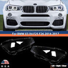 For BMW X3 X4 F25 F26 Headlight Headlamp Lens Cover Left Right Side 2014-2017 US BMW X3