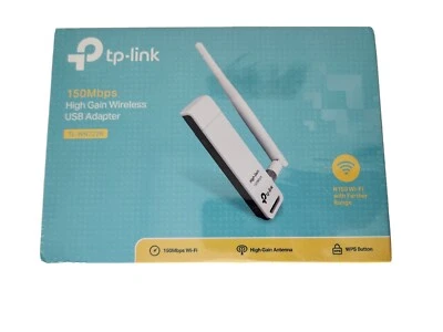 NEW TP-Link TL-WN722N Ver 3.0 150Mbps High Gain Wireless - Image 1 of 4