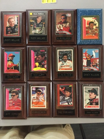 12 Plaque Lot Nascar Racing Earnhardt Kulwicki Allison Gordon C94 Cover