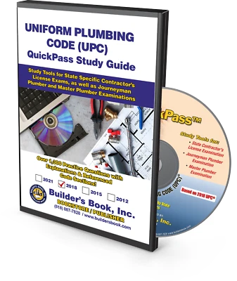 2018 Uniform Plumbing Code Interactive CD-ROM QuickPass Study Guide - Image 1 of 2