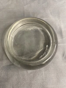 Sottobicchiere vintage in vetro trasparente Nocciola Atlas 3” in basso 2,5” in alto - Foto 1 di 3