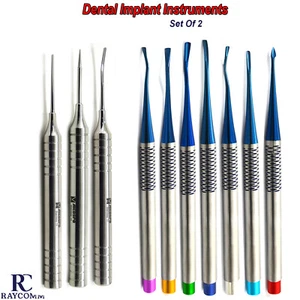 Dental PDL Elevators Root Elevator Flex Periotomes Set Tooth Extracting Tools CE - Picture 1 of 5