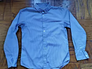 Everlane Hemd Herren Small Blau Gestreift Baumwolle Oxford Knopfleiste Langarm - Bild 1 von 7