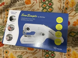 Sew Simple By Michley, Handheld Electric Sewing Machine - Picture 1 of 2