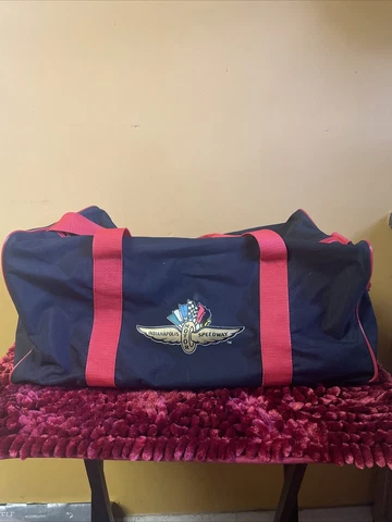 Vintage Indianapolis Motor Speedway Indy 500 Racing Gym Bag Duffel Bag Cover