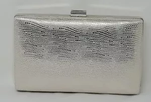 Perfect Image NY Ladies Evening Purse, Clutch on a Chain, Color: Silver - Picture 1 of 2