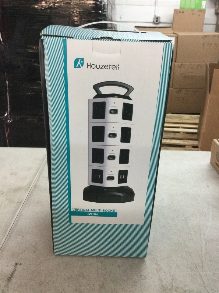 Houzetek JW104 Vertical Multi-Socket - 16 Ports Brand New - Image 1 of 1