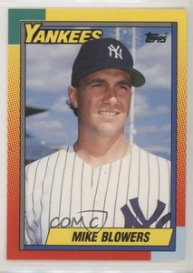 1990 Topps Traded Factory Set White Back Mike Blowers #9T Rookie RC