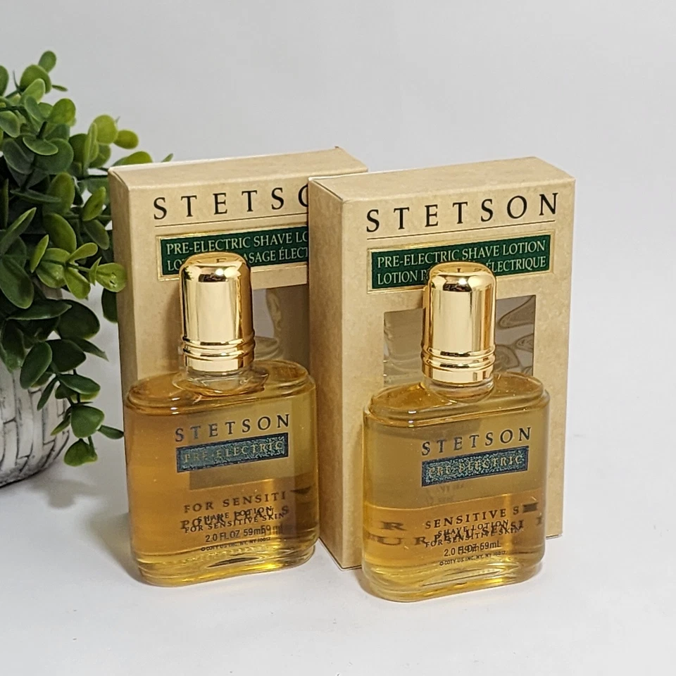Stetson Pre Electric Shave Splash Lotion for Sensitive Skin 2 Oz 59 Ml by Coty