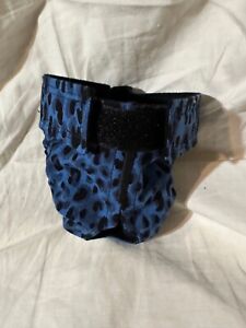 Female Dog Puppy Pet Diaper Washable Pants Sanitary Underwear BLUE ANIMAL XXS