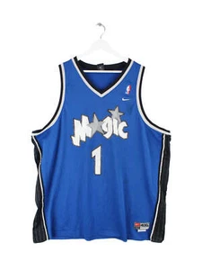 Nike NBA Orlando Magic #1 McGrady Jersey Blu 4XL Maglia Uomo - Foto 1 di 6