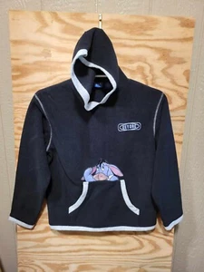 Disney Pooh EEYORE hoodie Sweatshirt Youth Medium black Pullover Long Sleeve - Picture 1 of 8