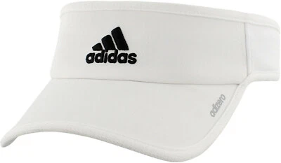 ¡NUEVO! Adidas Para Hombre Adizero II Climacool Golf/Tenis/Pickleball Visera-Blanco/Negro Foto 1 de 2