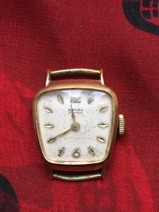 Old BIFORA watch-mechanical hand-winding movement-WORKING! 20 Microns/17 Rubis - Picture 1 of 3