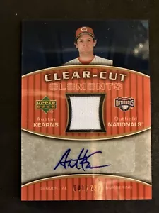 2007 UPPER DECK ELEMENTS AUSTIN KEARNS CCE-AK CLEAR CUT BRONZE AUTO RELIC /234 - Picture 1 of 2