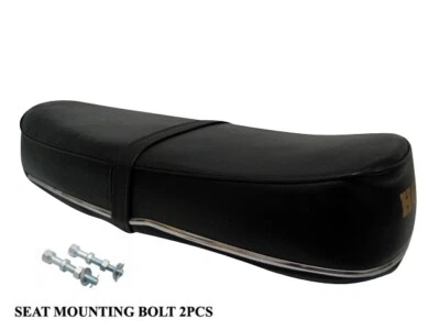 HONDA EARLY CB72 CB77 COMPLETE SEAT SADDLE ASSY W/ TRIM [BG] + SETTING BOLT [S] - Image 1 of 4