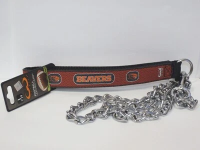 CORREA DE CUERO DE FÚTBOL CASTORES GAME WEAR TALLA L - 1" X 4' Foto 1 de 4