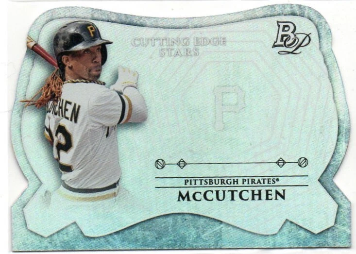 Andrew McCutchen 2014 Bowman Platinum Cutting Edge Stars Insert Card #CES-AM - Image 1 of 1
