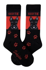Scottish Terrier Crew Socks Unisex - Picture 1 of 1