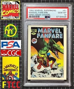 FTCC 1984 Marvel Primera Edición Covers - Marvel Fanfare #1 - PSA 10 GEMA COMO NUEVO - POP5 - Imagen 1 de 4
