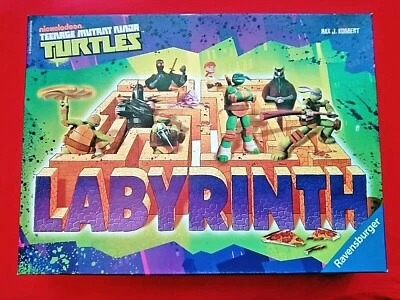 TEENAGE MUTANT NINJA TURTLES - LABYRINTH BOARD GAME - 100% COMPLETE - 2013 - Image 1 of 4