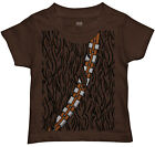Star Wars I Am Chewbacca Cosplay Toddler Boys Brown T-shirt New
