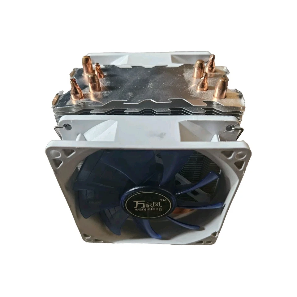 CPU Lüfter 120mm Blau LED – 12V, 3-Pin, Universell, Effiziente Kühlung - Bild 1 von 4