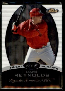 2008 FINEST MOMENTS MARK REYNOLDS ARIZONA DIAMONDBACKS #FM-MR - Picture 1 of 2