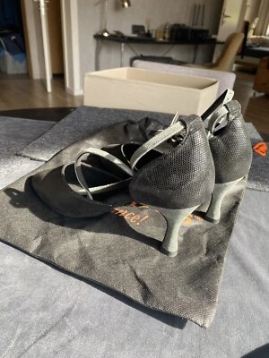 Tanzschuhe, Tangoschuhe 39, Rummos, Schwarz/Grau - Bild 1 von 4