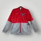 $89 NHL Washington Capitals Windbreaker Womans S G-111 4her by Carl Banks NEW