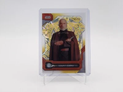 2024 Topps Star Wars High Tek #25 Count Dooku Gold /50 - Image 1 of 2