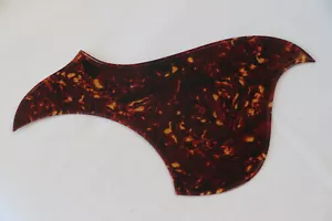 Celluloid Guitar Pickguard Gibson Songwriter style red-brown tortoise - Picture 1 of 1