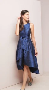 Abito da sera donna Anthropologie, Shoshanna Midnight Navy nuovo con etichette $660, 10 - Foto 1 di 3