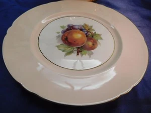 Shelley FRUIT CENTER PINK MIT APFEL 8" TELLER - GOLDRAND # 14208/S9 - Bild 1 von 6