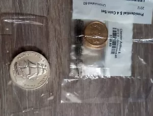1 oz argento tondo .999 / Stati Uniti Costituzione. 1973 + Set monete presidenziali da 4 dollari - Foto 1 di 6