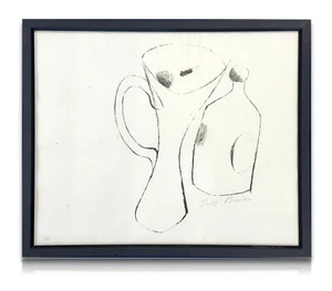 Julius Bissier (1893–1965) - sign. Lithografie – Stillleben modern - gerahmt - Bild 1 von 10
