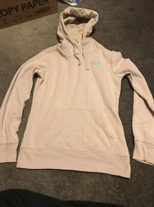 The North Face Women Khaki Drawstring Pullover Hoodie Sweatshirt S - Picture 1 of 4